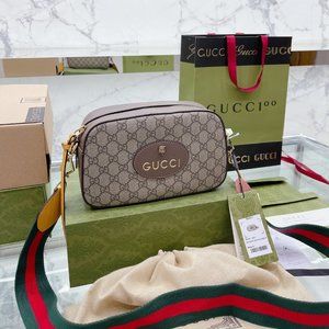 Gucci Neo Vintage Camera Messenger Bag GG Coated Canvas